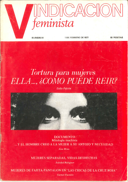 Portada Revista Vindicación Feminista N8